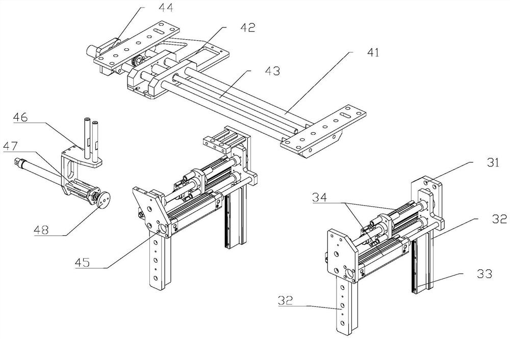 Mask packaging bag feeding device and method and stacking and packaging equipment