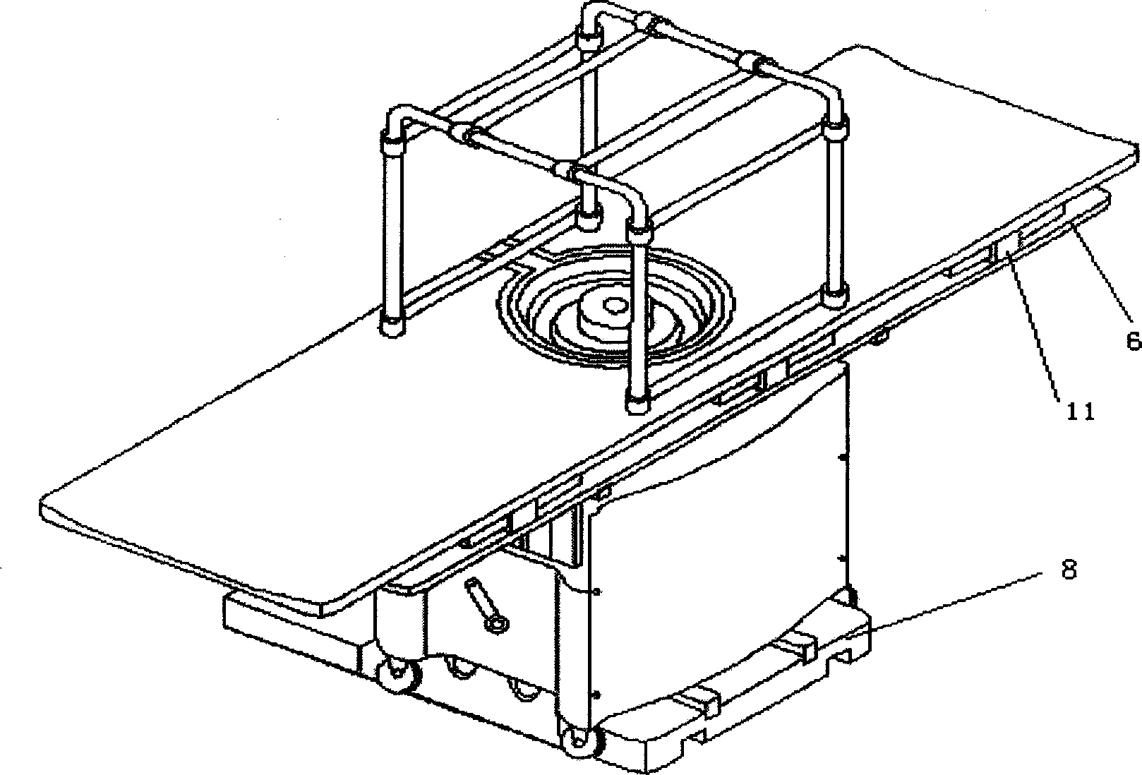 3-D image guided-moving positioning system based on viewpoint in focus supersonic therapy