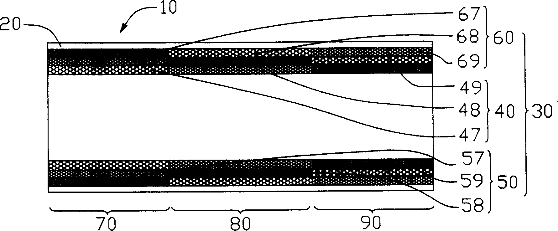 Porous structure layer for heat pipe and its making process