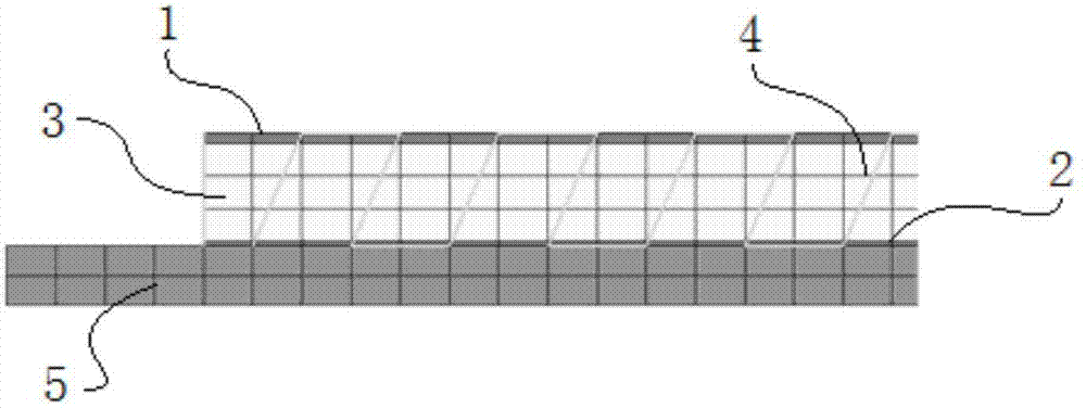 Finite element parametric modeling method of seaming laminboard