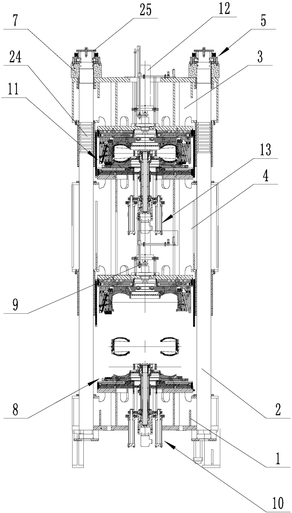 Tyre vulcanizing unit, tyre vulcanizing machine comprising tyre vulcanizing unit and vulcanizing process