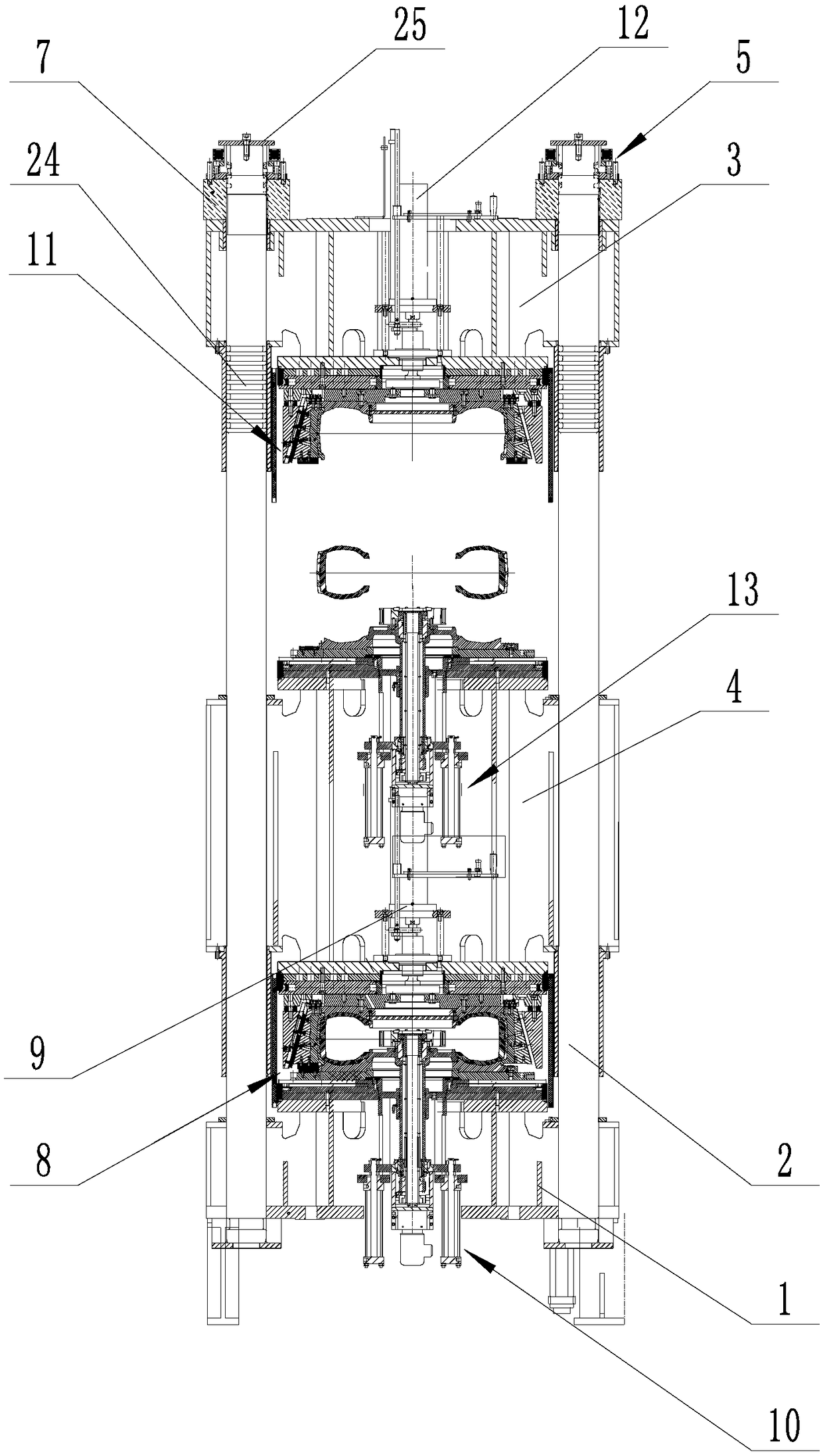 Tyre vulcanizing unit, tyre vulcanizing machine comprising tyre vulcanizing unit and vulcanizing process