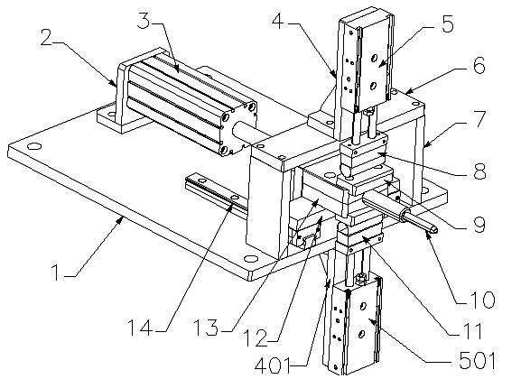 High frequency current commutation device for medical bag production