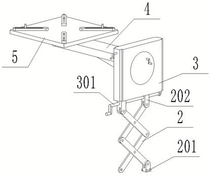 Lifting device for automobile engine mechanical experiment