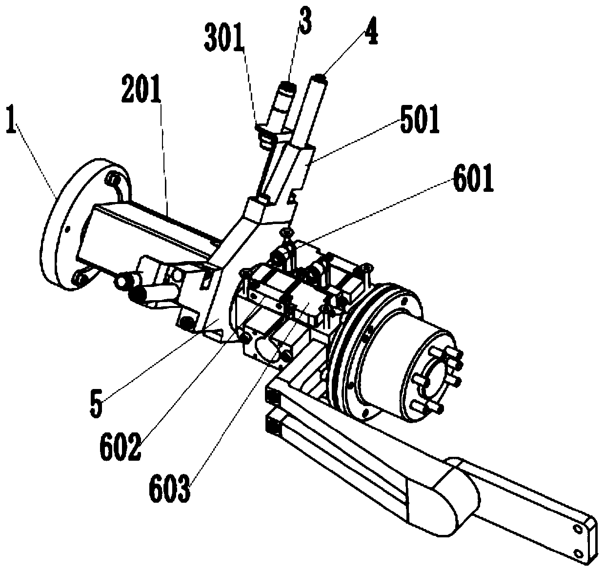 Vehicle-mounted blocking piece mounting tool for finished vehicle