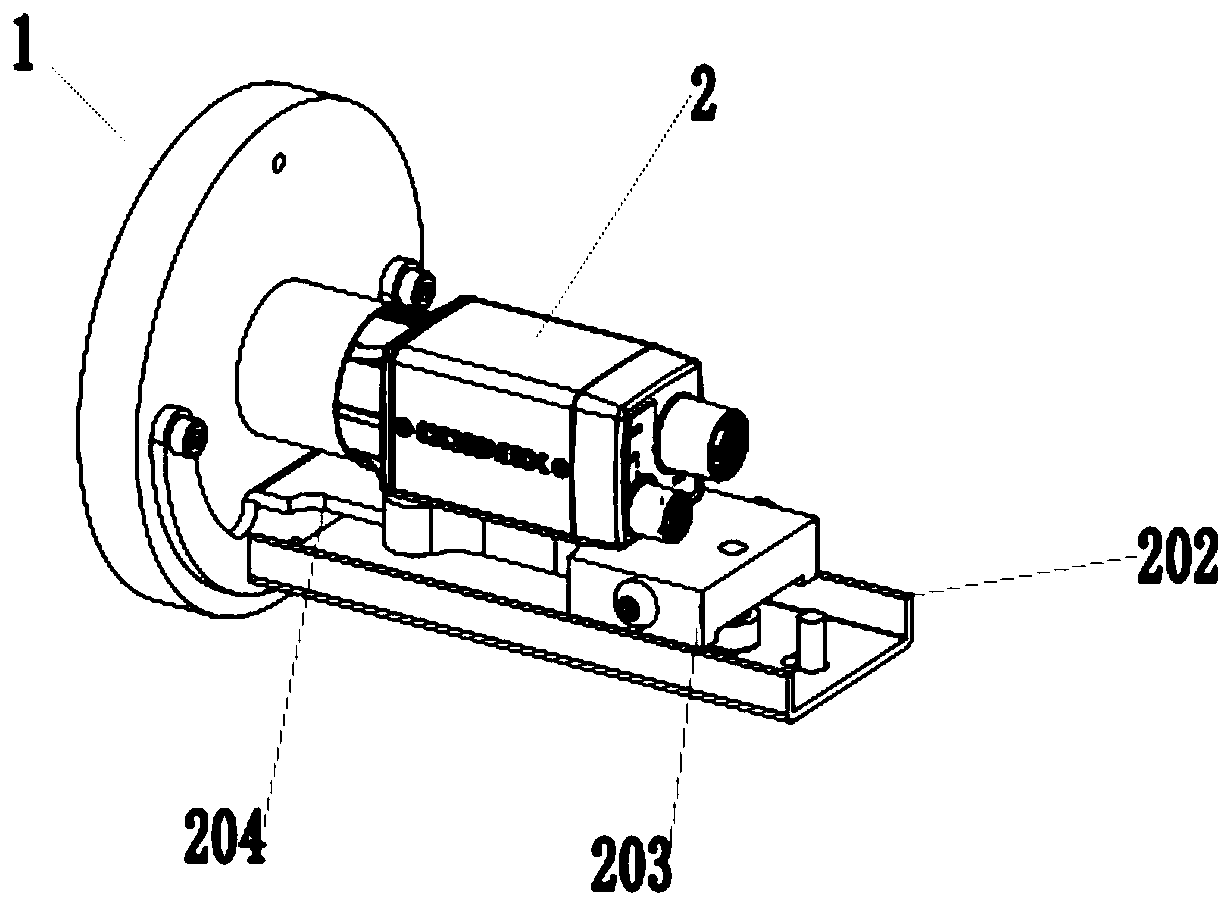 Vehicle-mounted blocking piece mounting tool for finished vehicle