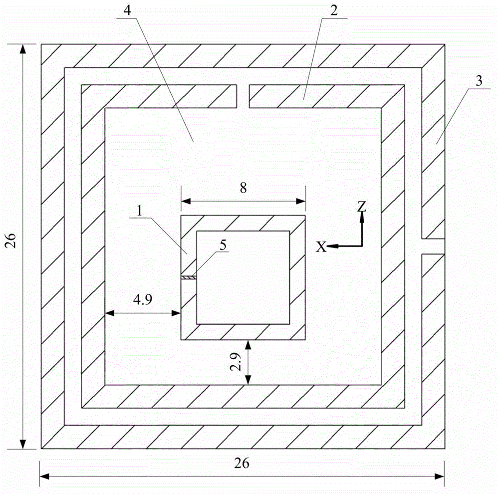 Miniaturized, low-profile and three-ring-shaped RFID tag antenna capable of working under ultra high frequency (UHF) band