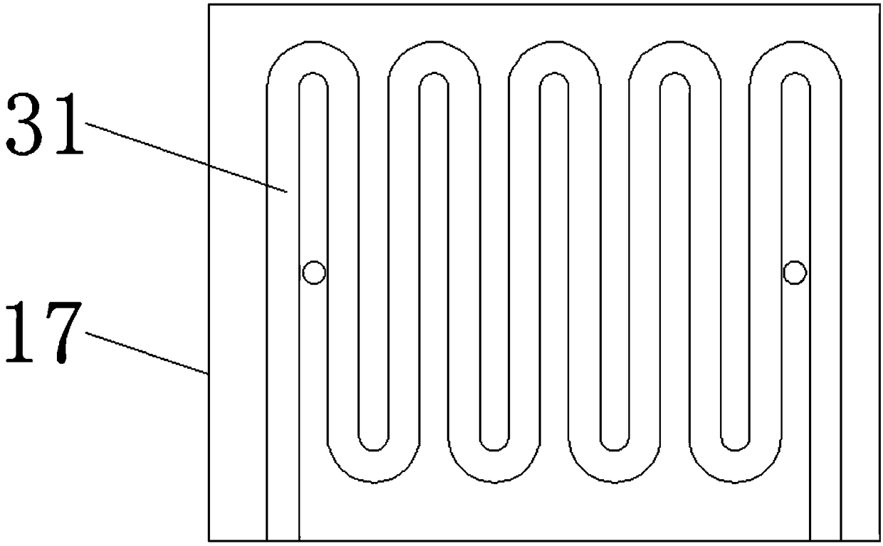 Motor installation base for new energy vehicle