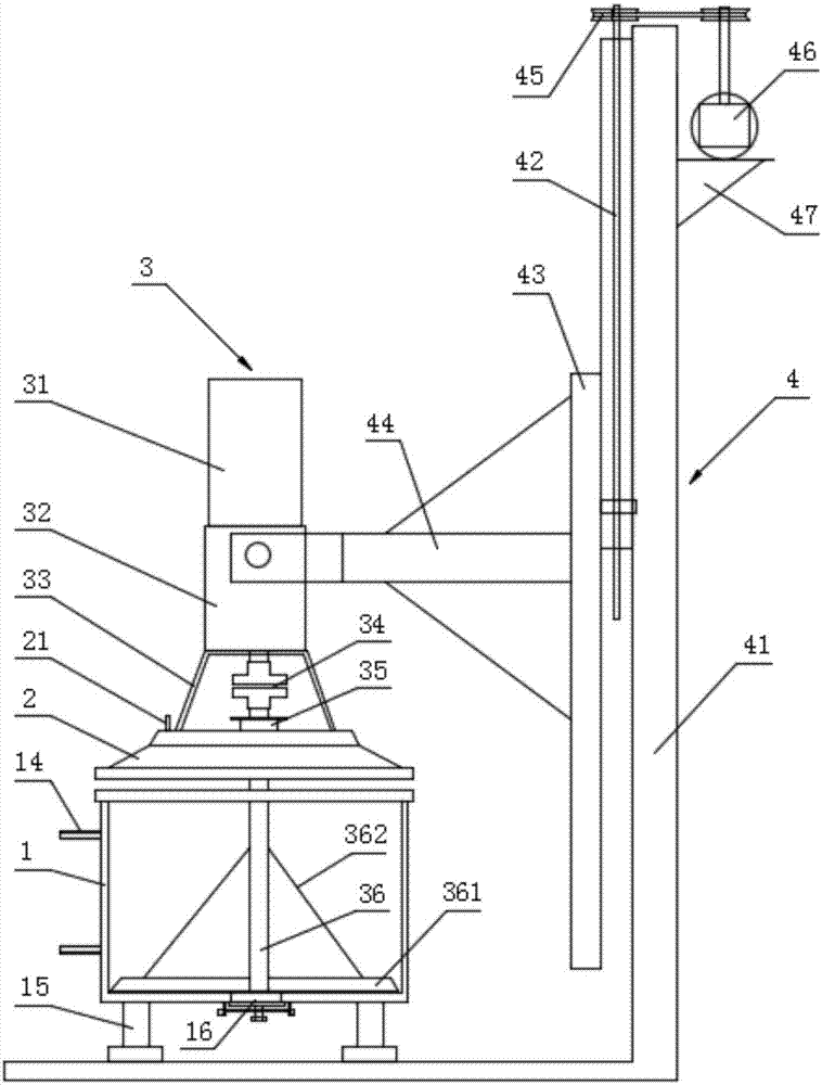 Solid-liquid mixing material drying device