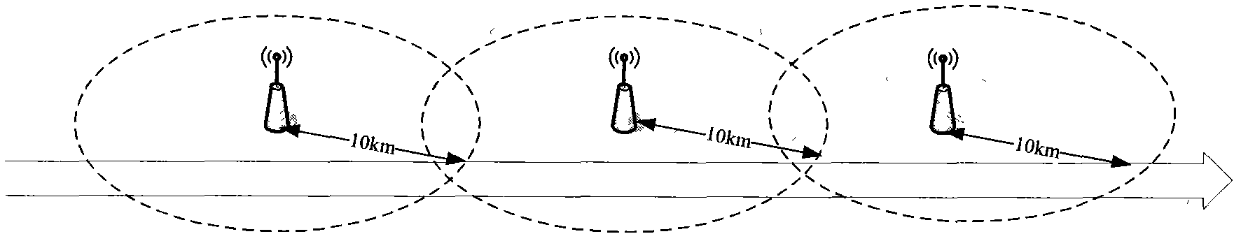 Method for realizing uninterrupted cross base station call of mobile terminal in normal mode