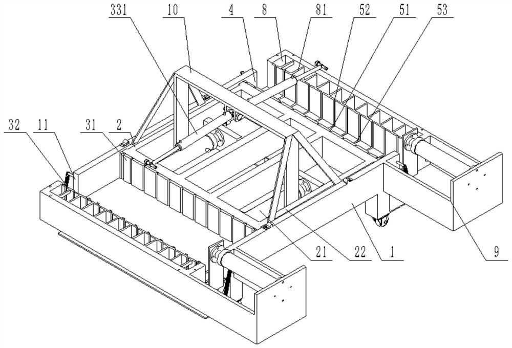 Straw baling forming machine