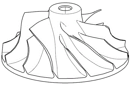 Process method for improving manufacturing accuracy of aluminum-alloy open-type integral impeller