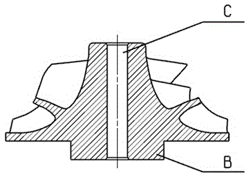 Process method for improving manufacturing accuracy of aluminum-alloy open-type integral impeller