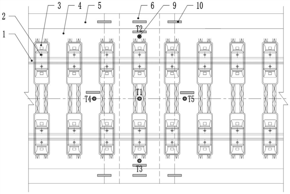 Method for lifting end-beam-contained ballastless track structure under operation high-speed rail