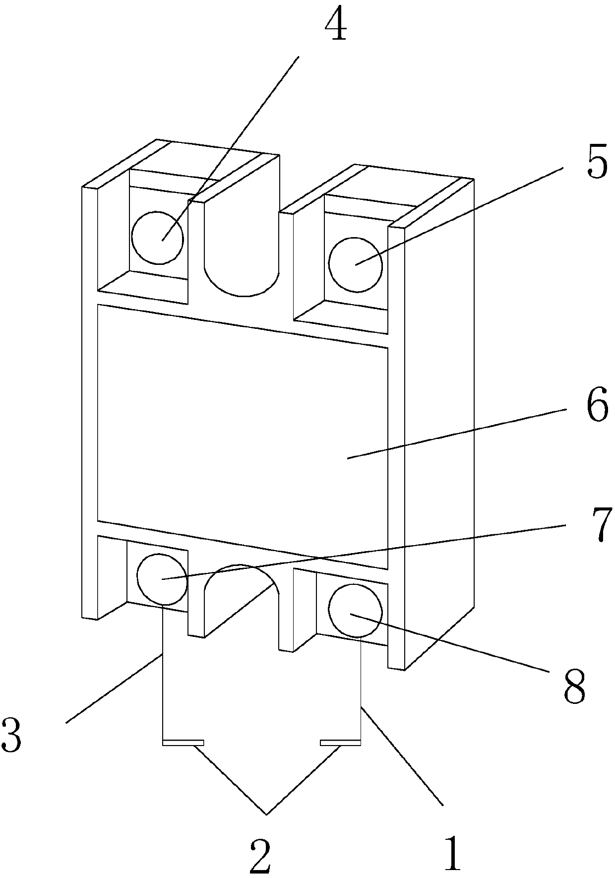 Humidity relay protector used for power transformation box