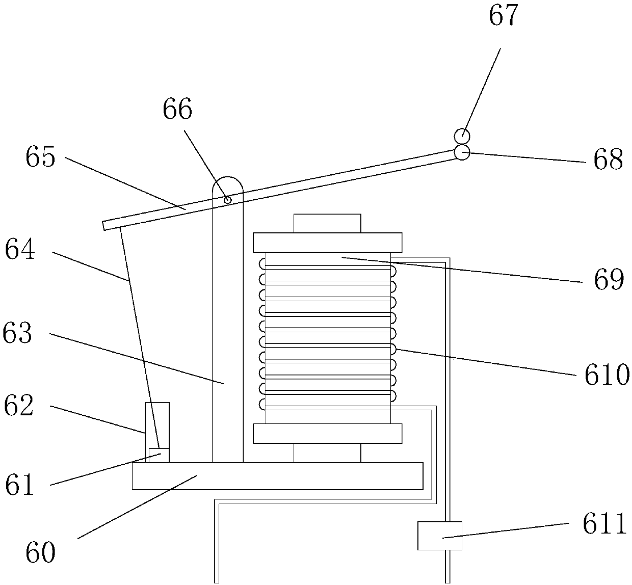 Humidity relay protector used for power transformation box