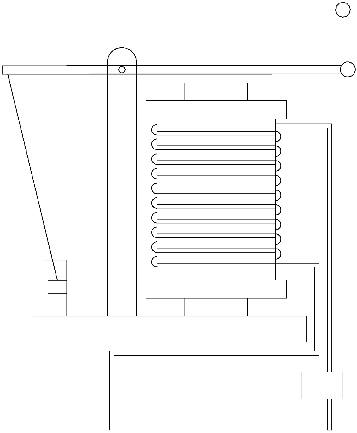 Humidity relay protector used for power transformation box