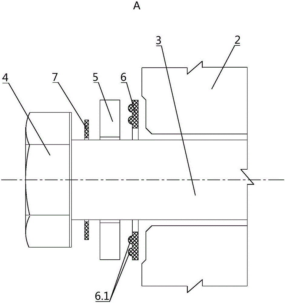 Shield tunnel pipe piece bolt hole waterproof structure and construction method