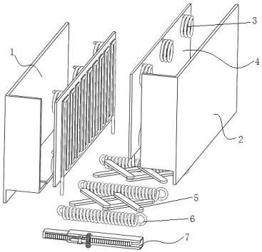 Lithium battery thermal management control device