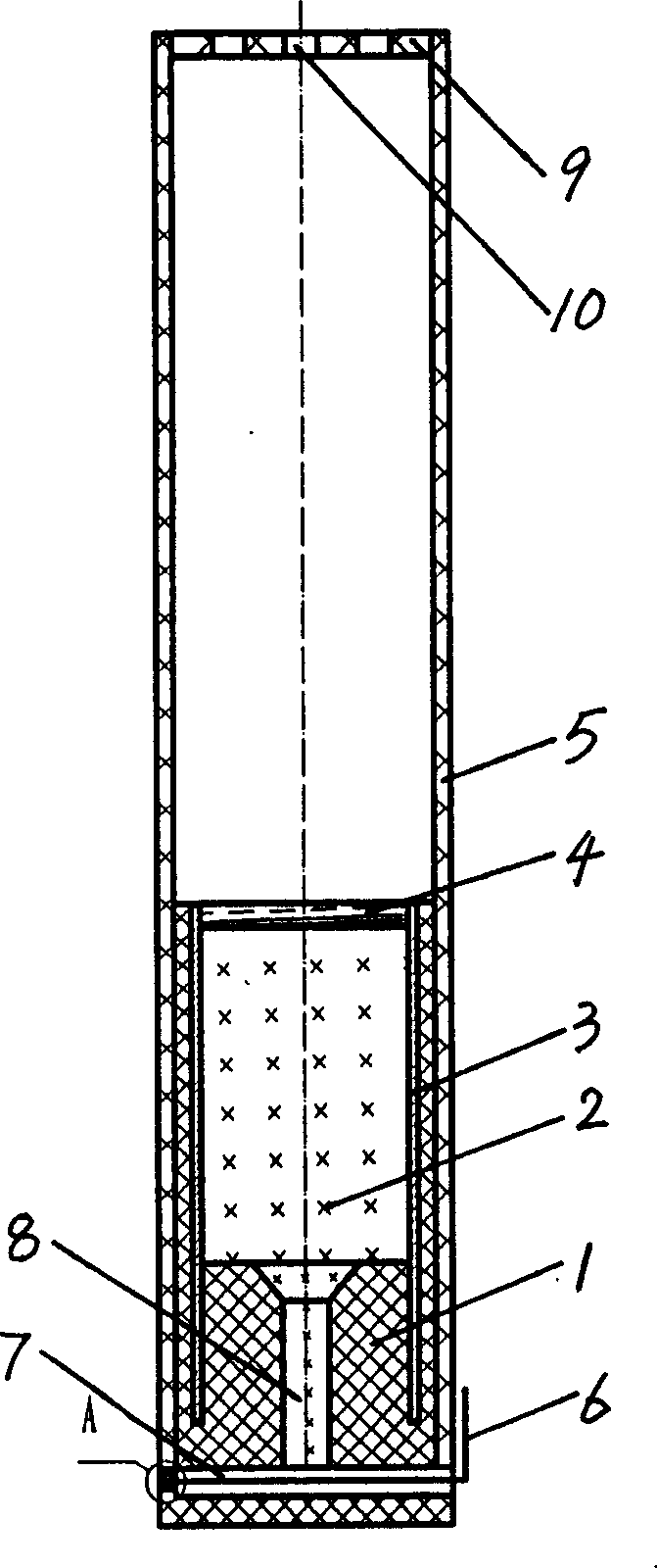 Safe environment-friendly energy-saving type built-in firecrackers