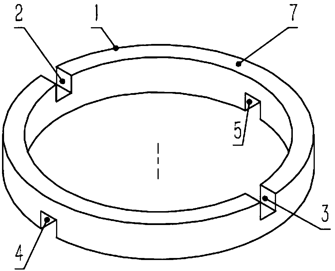 Cross sliding ring and scroll compressor