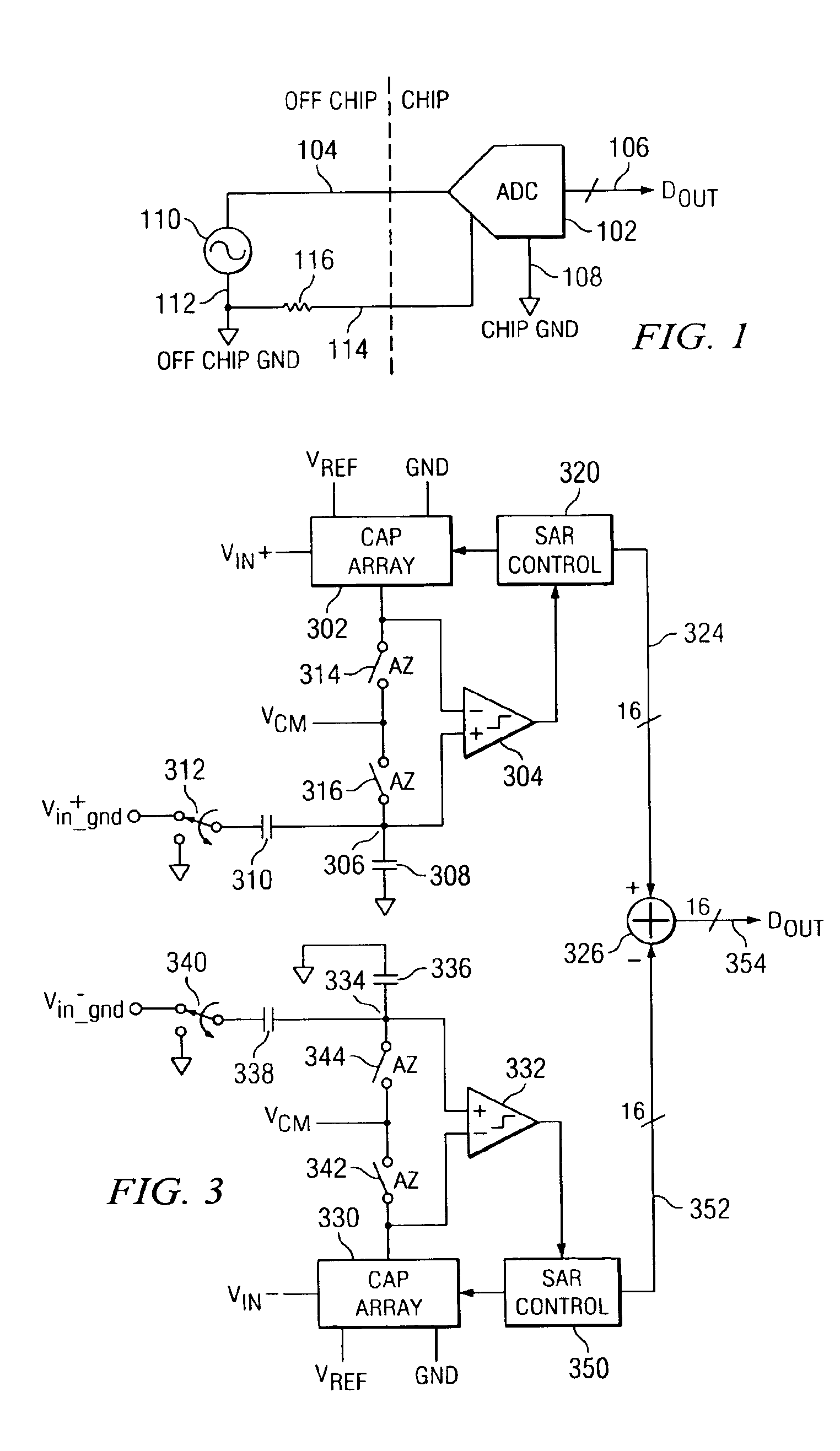 Open loop common mode driver for switched capacitor input to SAR