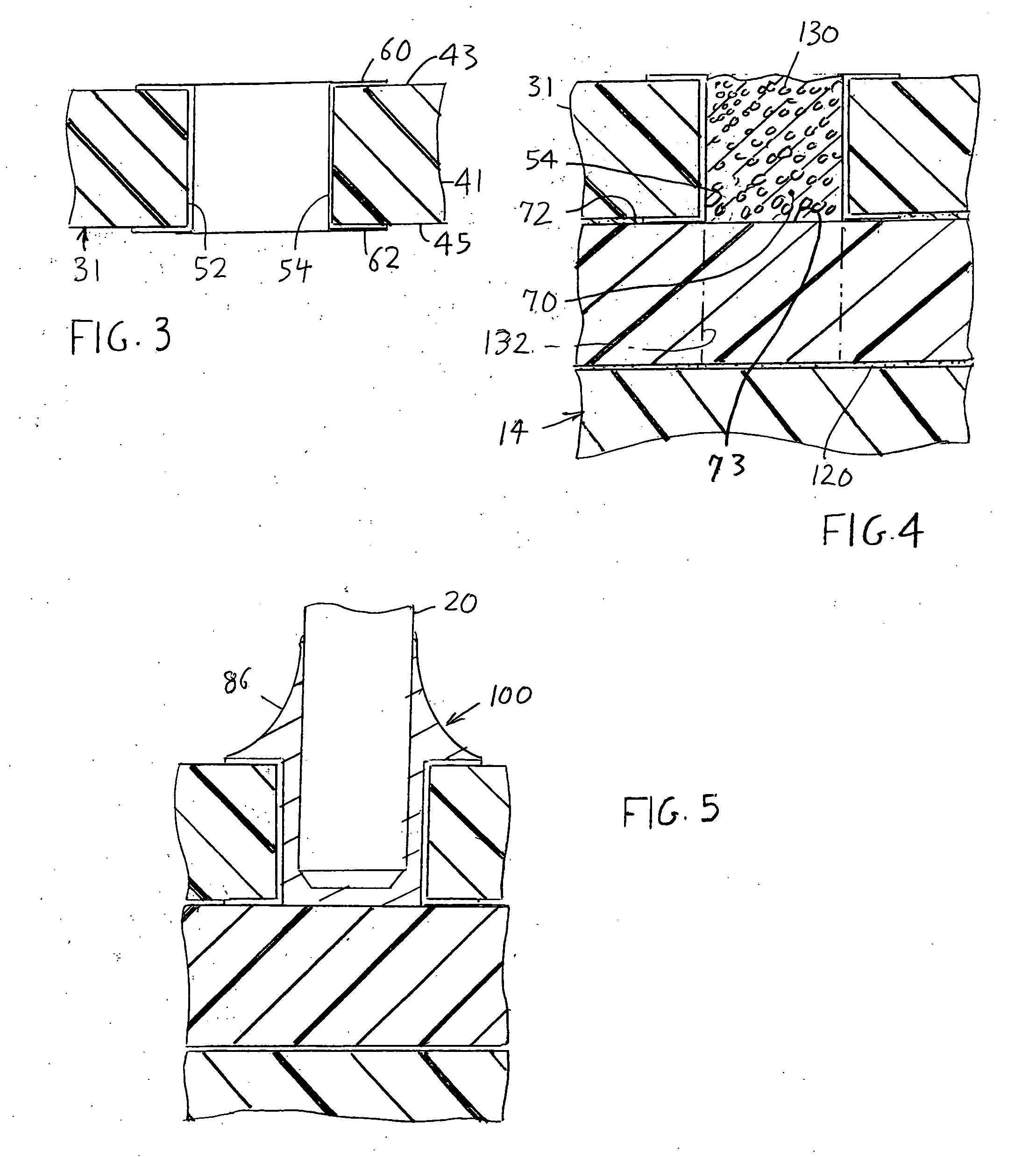 Enhanced blind hole termination of pin to PCB