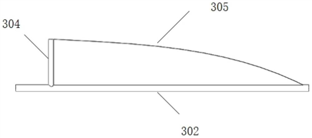 Bionic flapping wing flapping and twisting combined motion transmission device for miniature aircraft