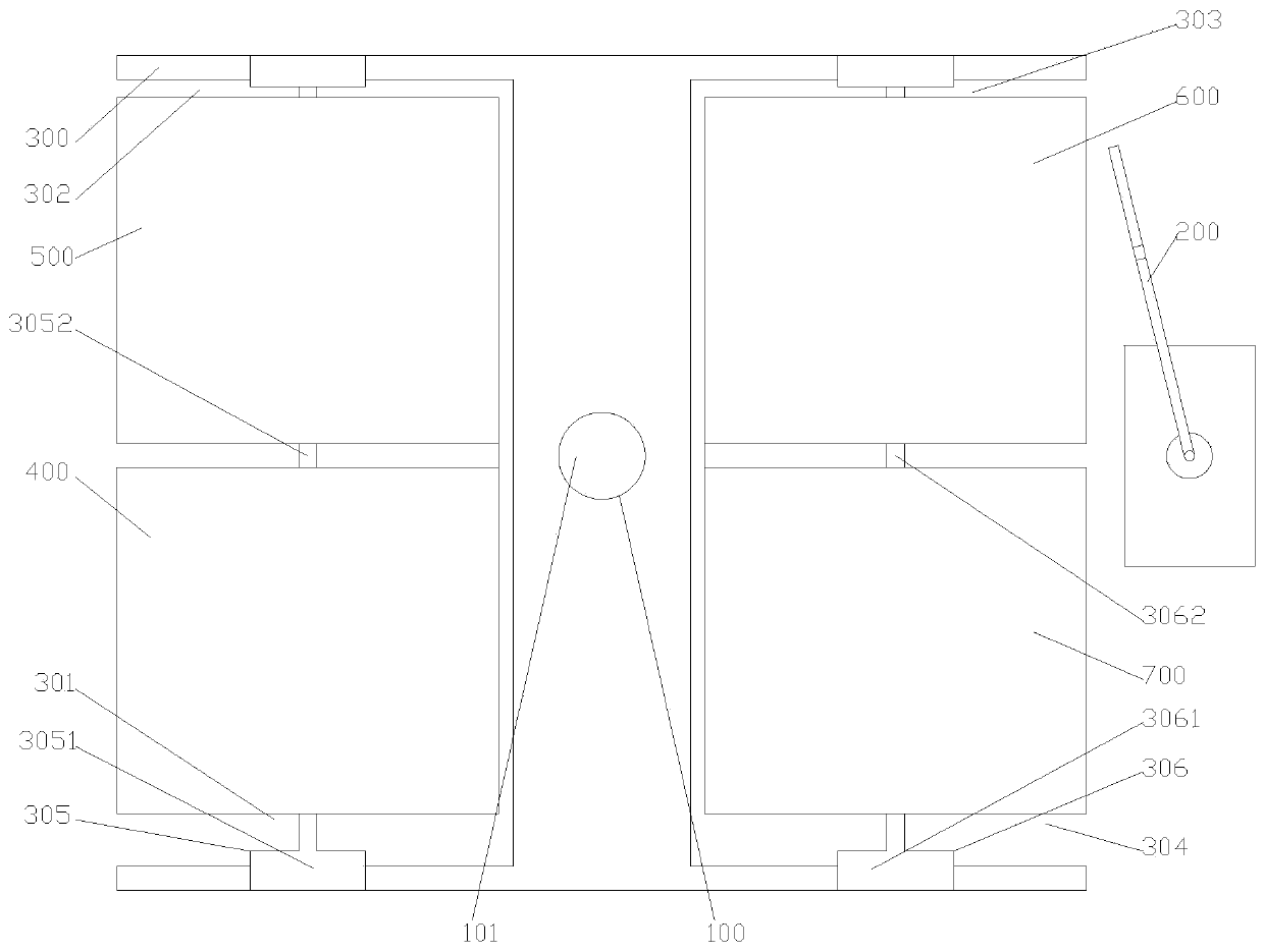 Seat iron stand driving pipe frame and footrest fixing frame welding mechanism and equipment