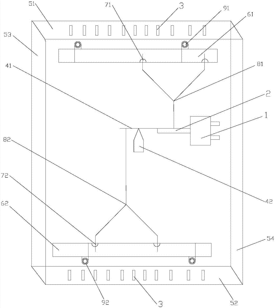 Automatic fire extinguishing system for liquid crystal display television