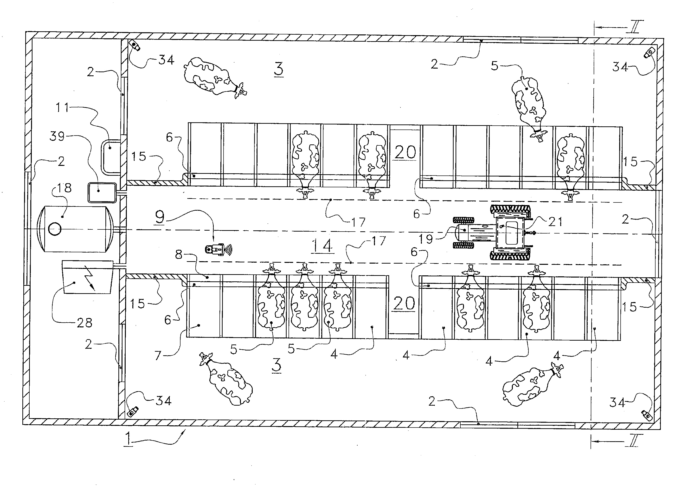 Assembly for feeding and milking animals, and a method of feeding and milking animals