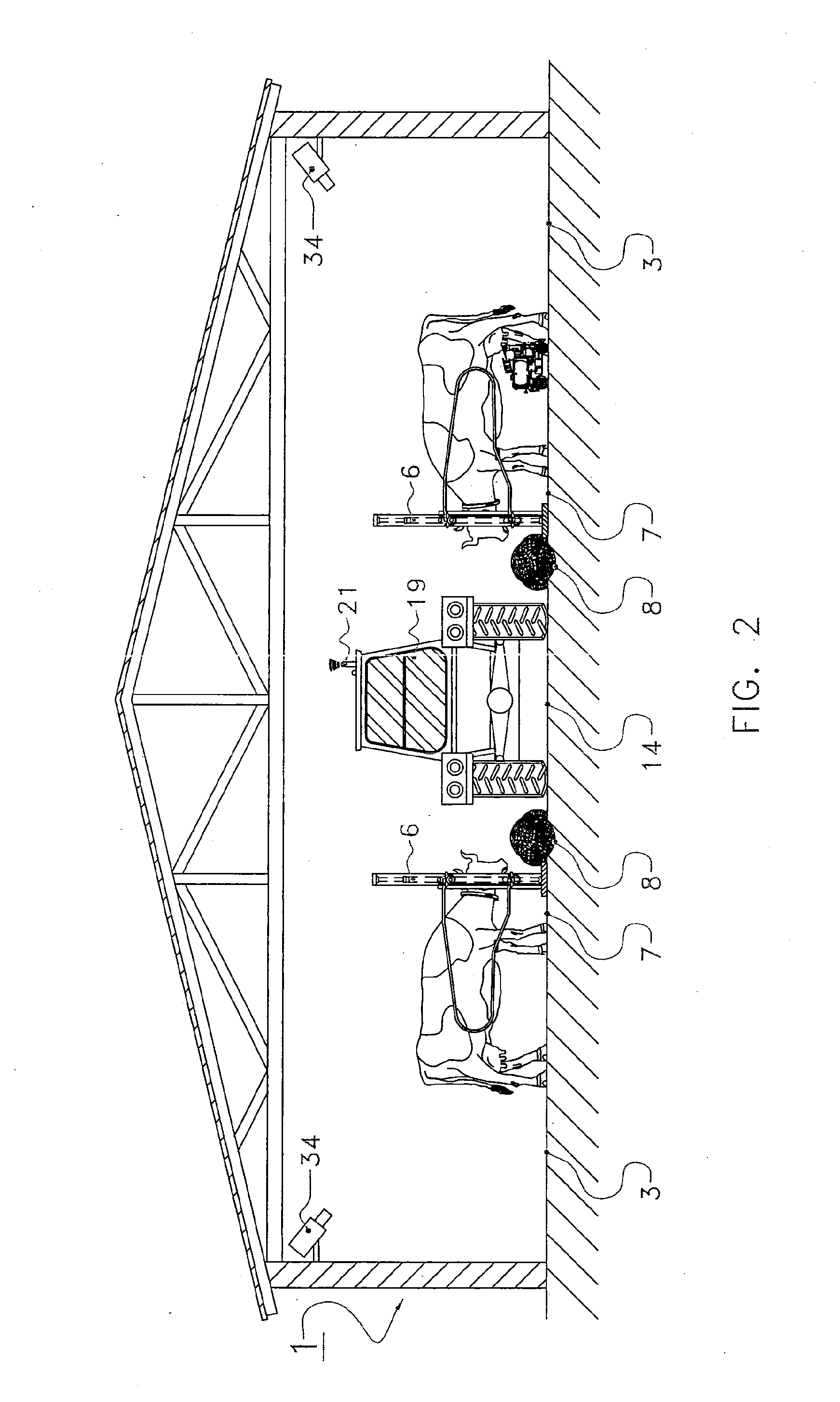 Assembly for feeding and milking animals, and a method of feeding and milking animals