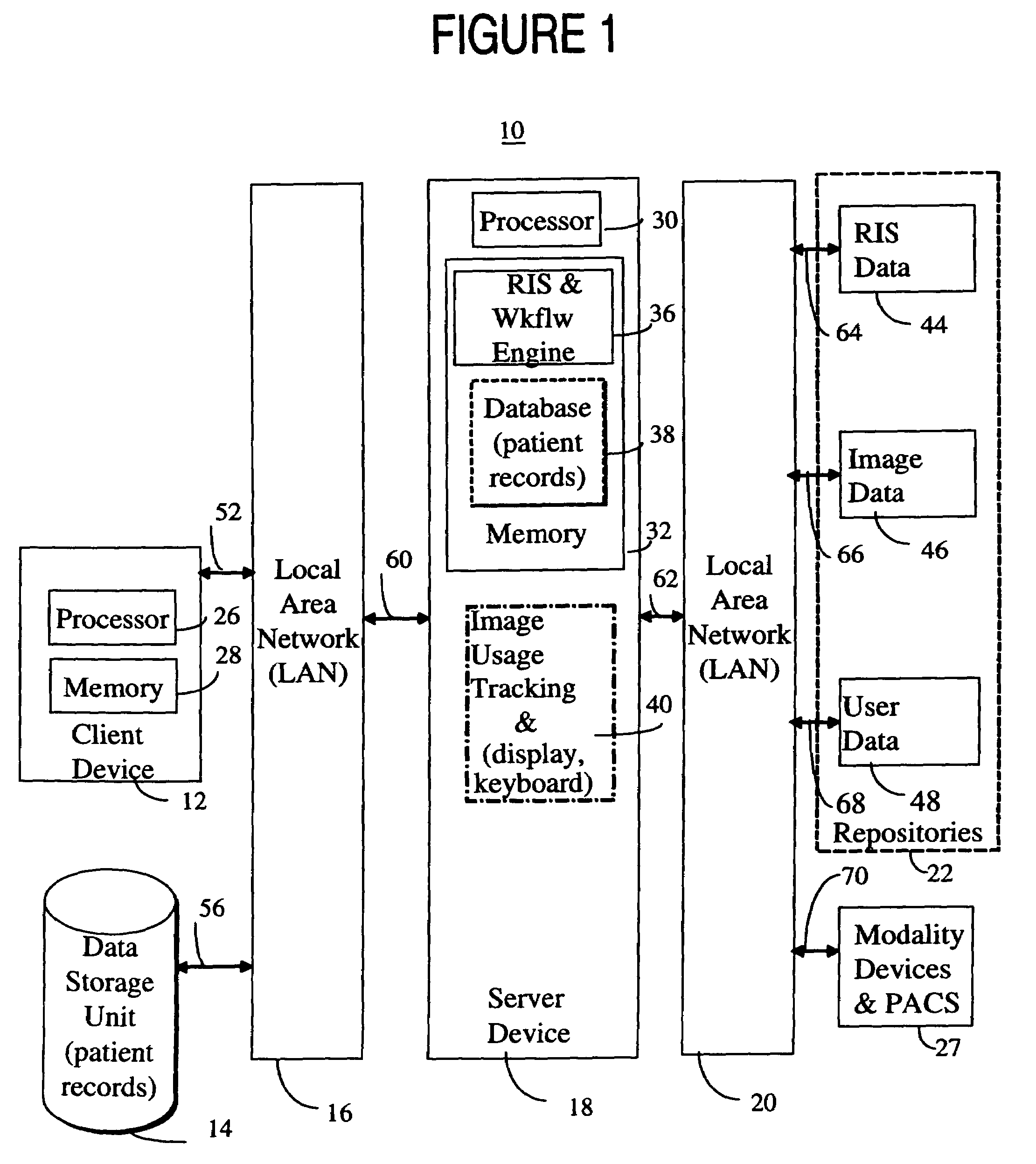 Medical image viewing management and status system