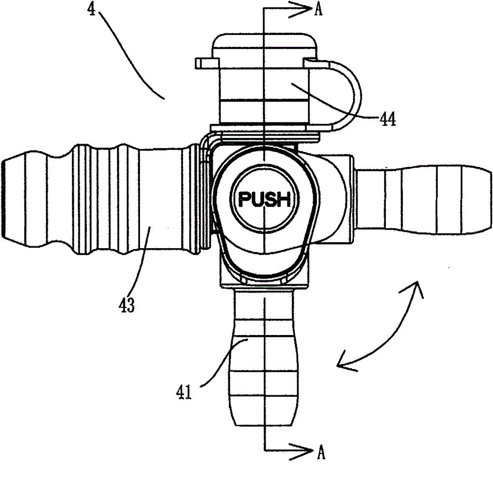 Air-inflating drinking water device