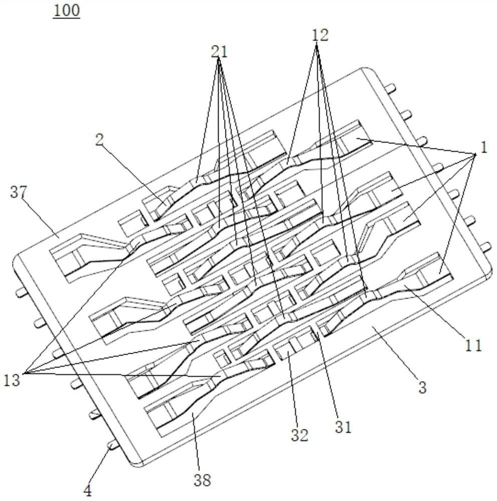 Card base connector for realizing Nano SD 2.0 high-speed transmission