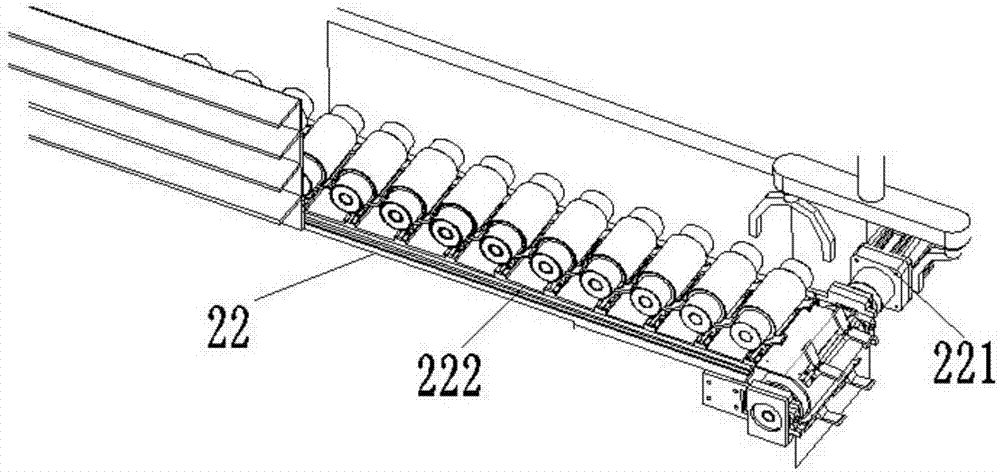 Automatic detection line for mechanical parts