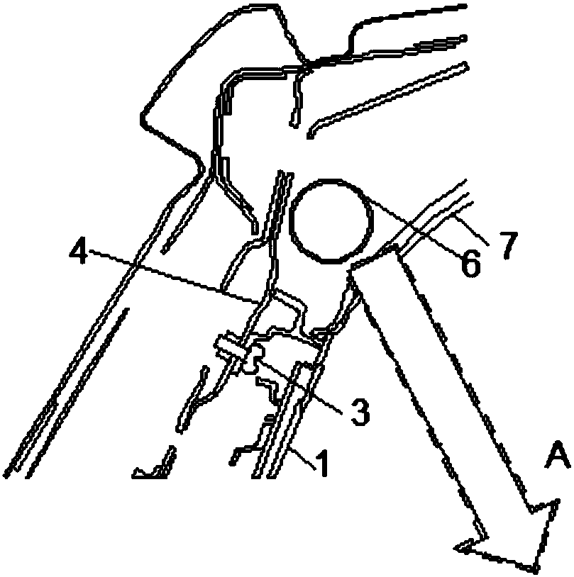 B-pillar plaque strengthening structure and vehicle