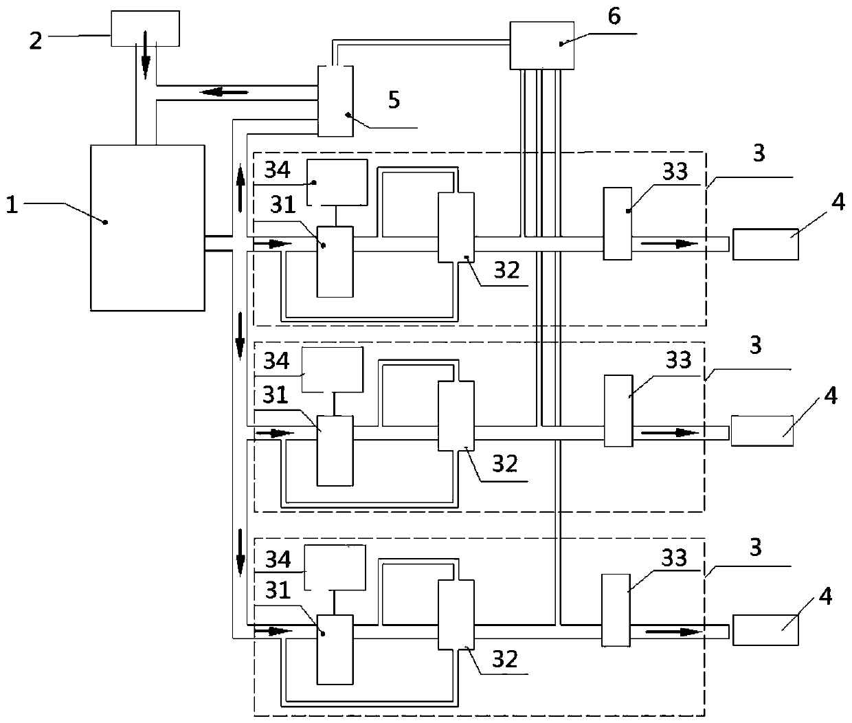 Liquid rocket thrust control system and liquid rocket