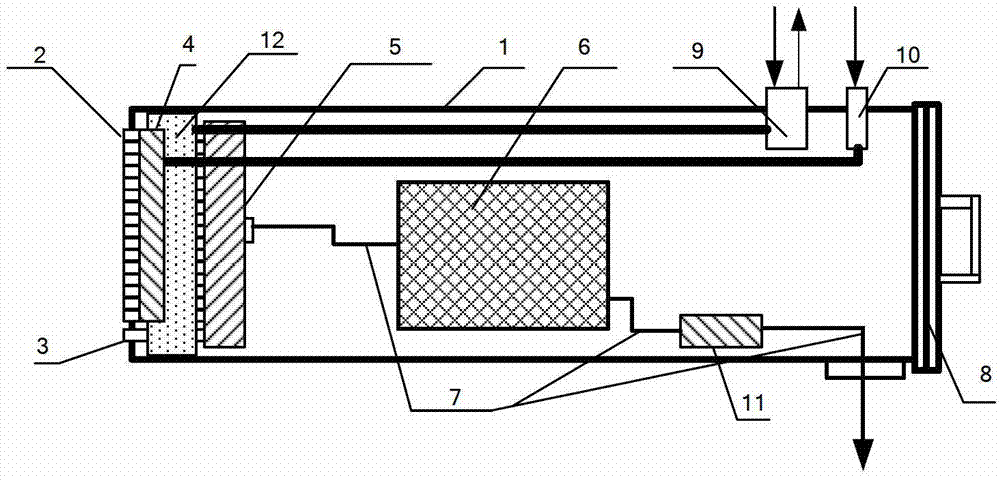 Device for measuring material surface by using blast furnace based on multiple input multiple output (MIMO) radar