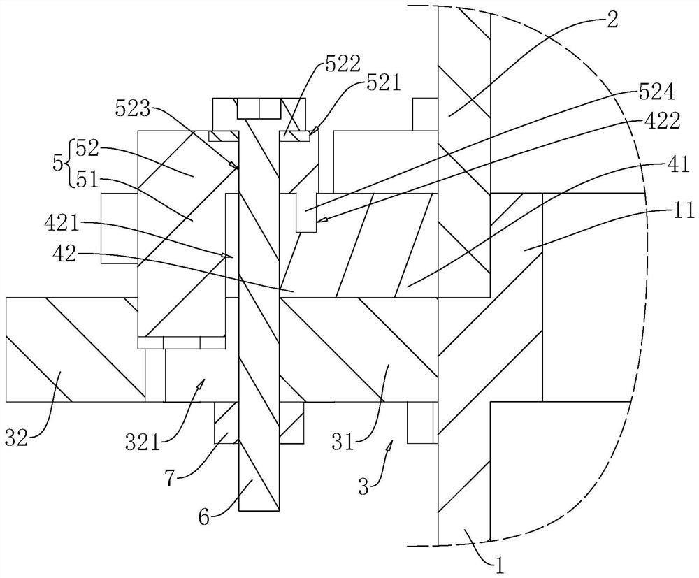 An assembled steel structure node