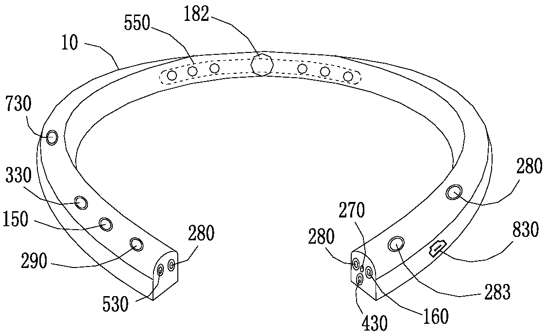 Smart neckwear equipment and control method thereof