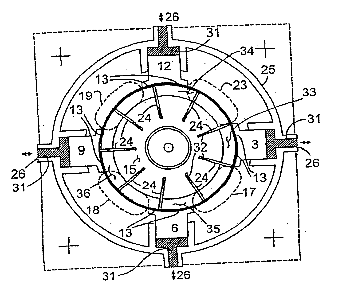 Rotary vane pump seal