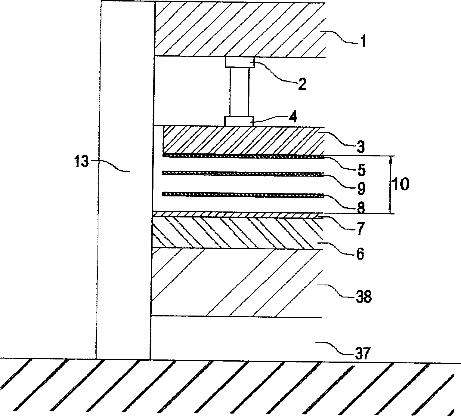 Microwave themal compression machine bench