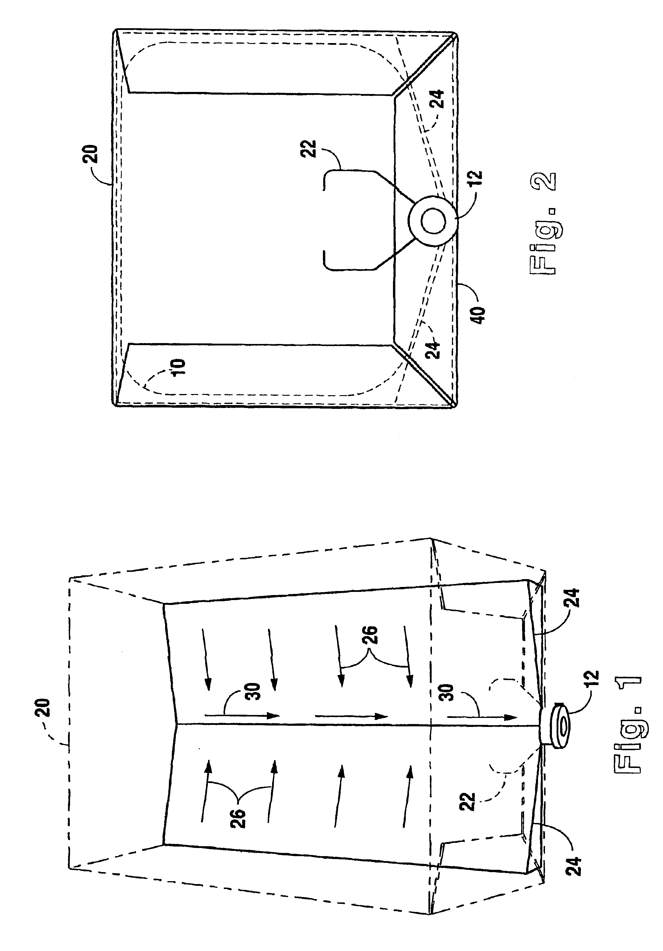 Bag-in-box container for liquids