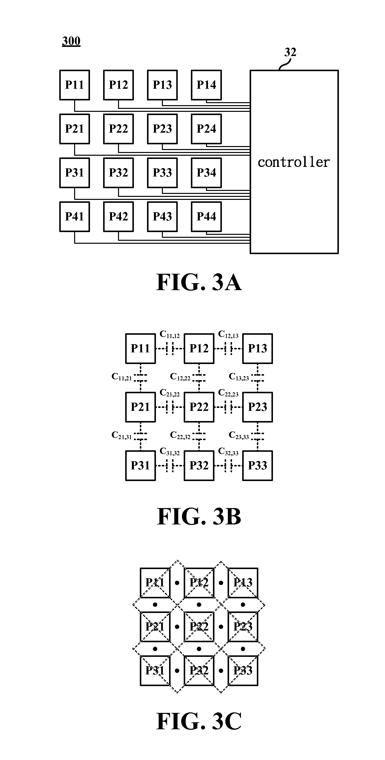 Mutual capacitive touch panel and touch control system