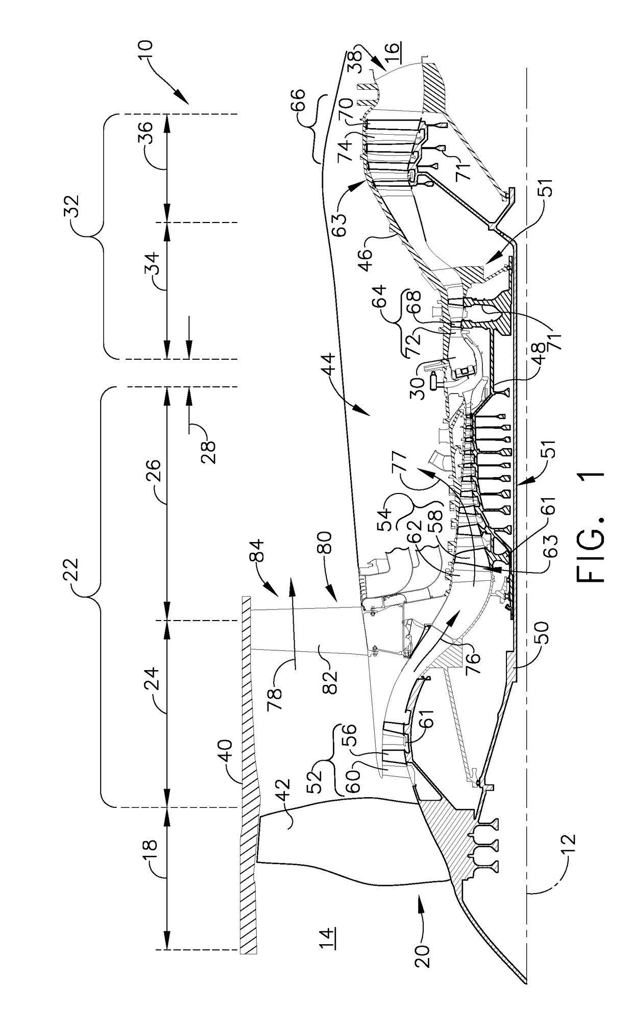 Turbine engine component with deflector