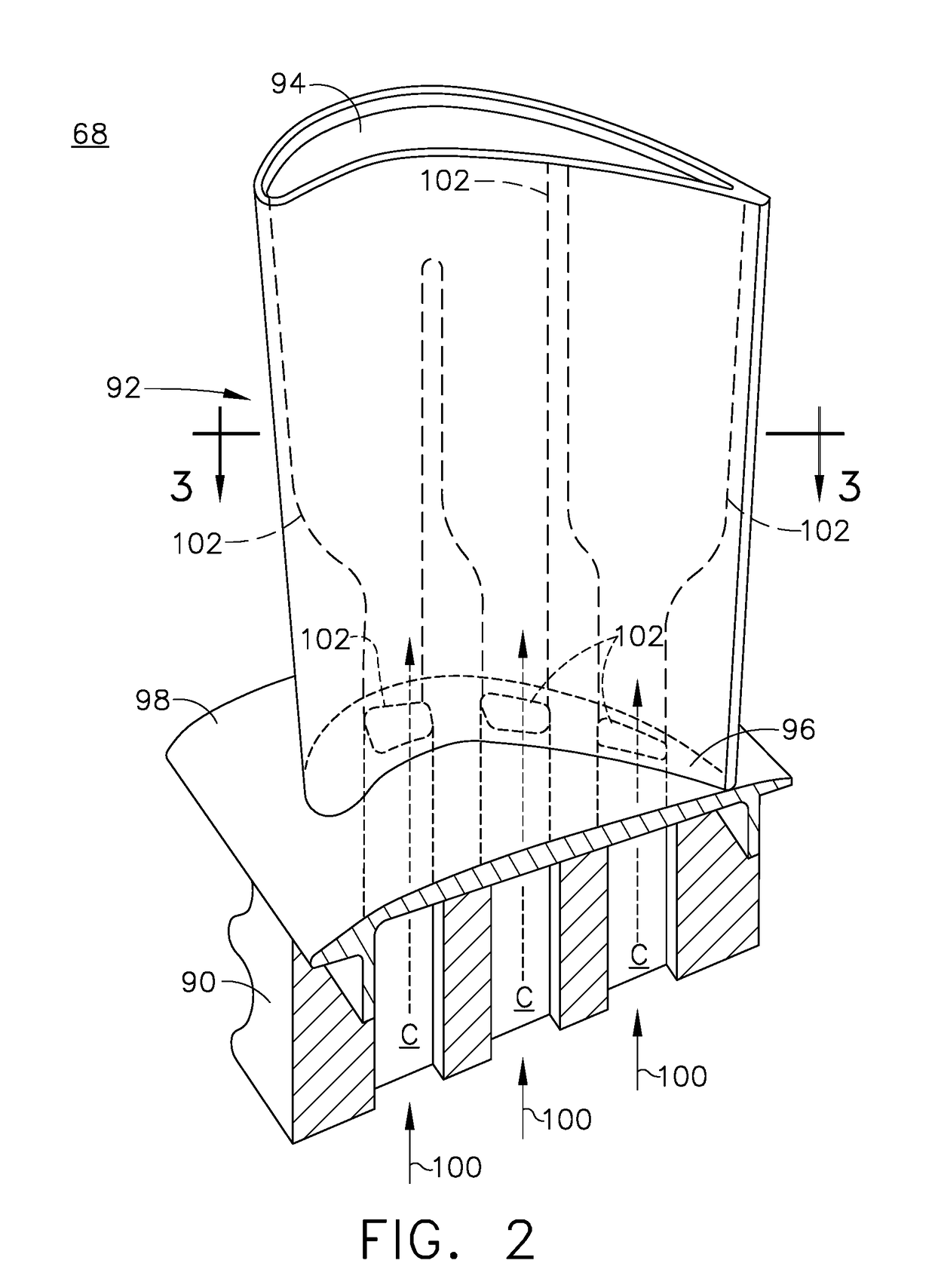 Turbine engine component with deflector