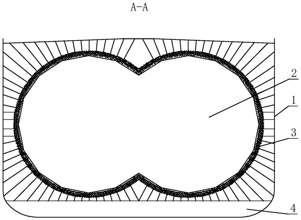 Watertight transverse bulkhead structure of cargo hold