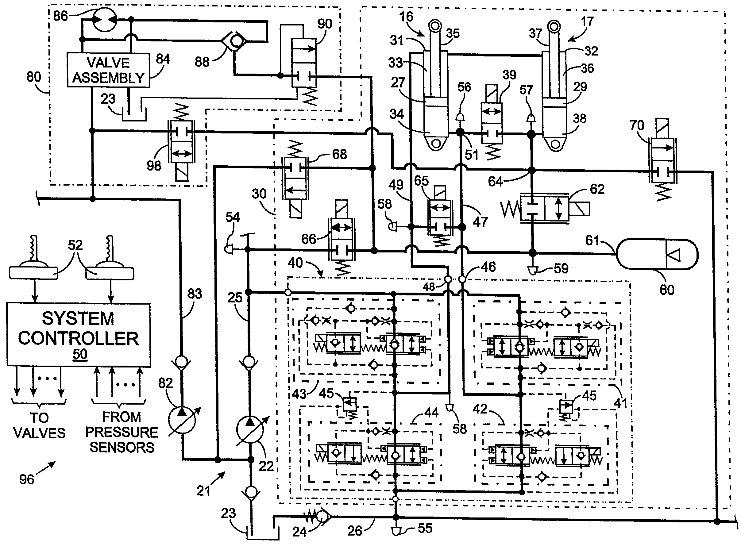 Energy recovery and reuse methods for a hydraulic system