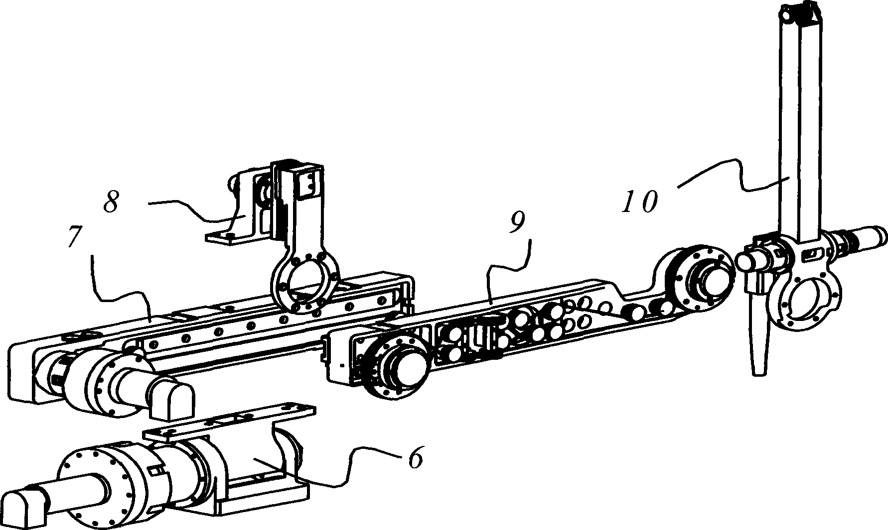 Robot main body system for assisting micro-wound surgical operation